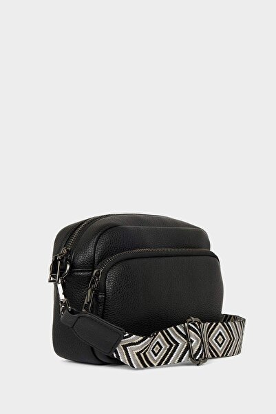 DeFacto Women's Faux Leather Crossbody Bag F5453Axns