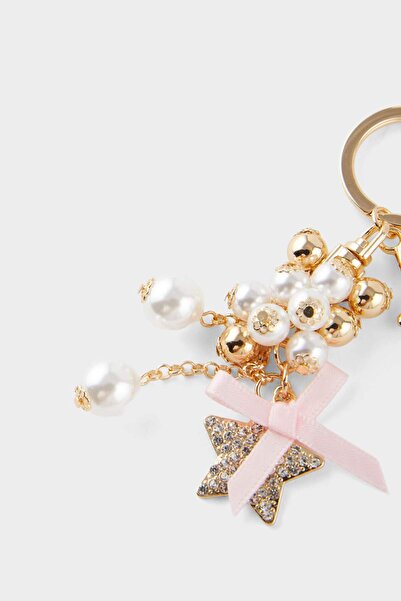 DeFacto Women's Starry Pearl Charm Keychain F6960Axns