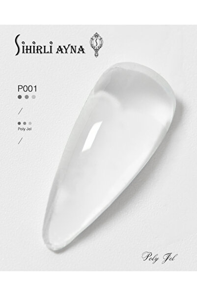 SİHİRLİ AYNA Protez Tırnak Poly Jel Uzatma Jeli Şeffaf 30g