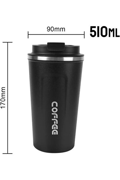 fulina Insulated Coffee Mug with Ceramic Coating, 17oz Vacuum Stainless Steel Tea Tumbler with Lid, Double