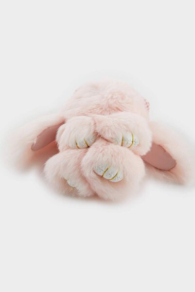 DeFacto Women's Pink Rabbit Charm Keychain F6893Axns