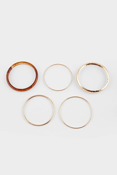 DeFacto Kadın 5'li Gold Bilezik F6844AXNS