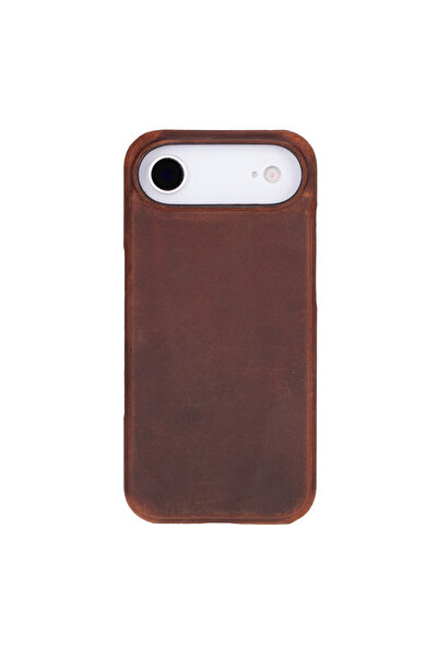 MAZELUS iPhone 17 Air Leather Snap Case