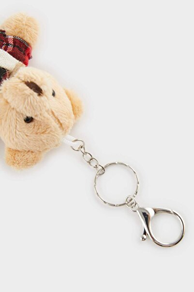 DeFacto Women's Teddy Bear Charm Keychain F6969Axns
