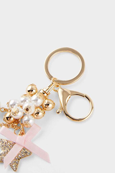 DeFacto Women's Starry Pearl Charm Keychain F6960Axns