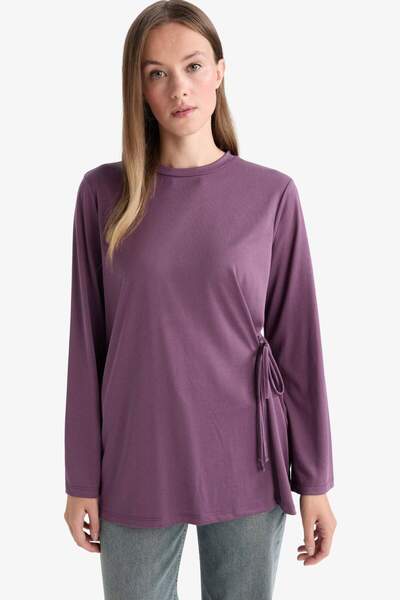 DeFacto Regular Fit Modal Long Sleeve Tunic G0305Ax25Au