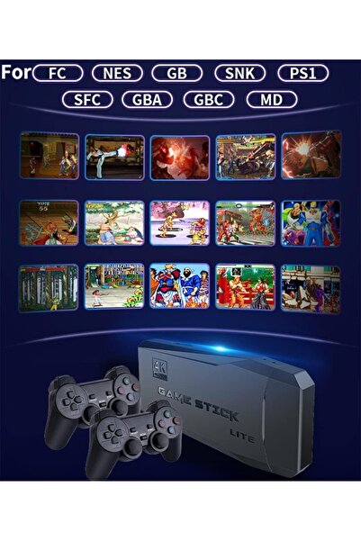 fulina Video Game Console, Built-in 3500+ Games, Retro handheld Game Console, 4K High Definition HDMI Outpu