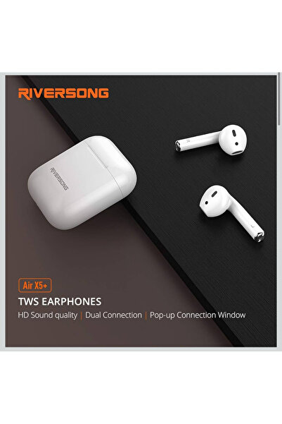 RİVERSONG X5+ WT TWS Air Earbuds, White
