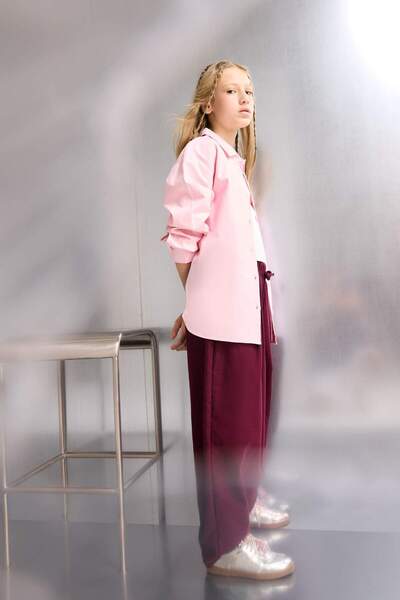DeFacto Girl's Barrel Fit Cotton Pants G1620A825Au