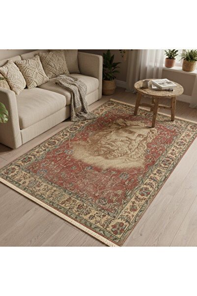 Markaev Antik Filozof Dokuma Taban Halı 356 YNG