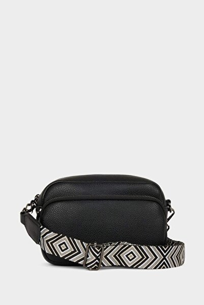 DeFacto Women's Faux Leather Crossbody Bag F5453Axns