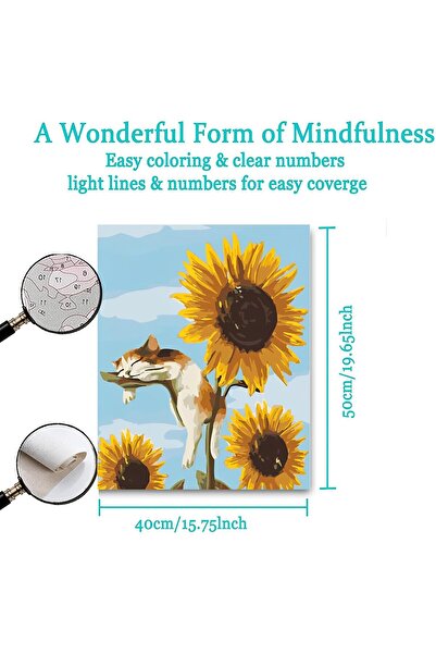 Arabest Paint by Numbers for Adults, DIY Acrylic Painting by Numbers for Room Decor, Ideal Gift for Kids Beg