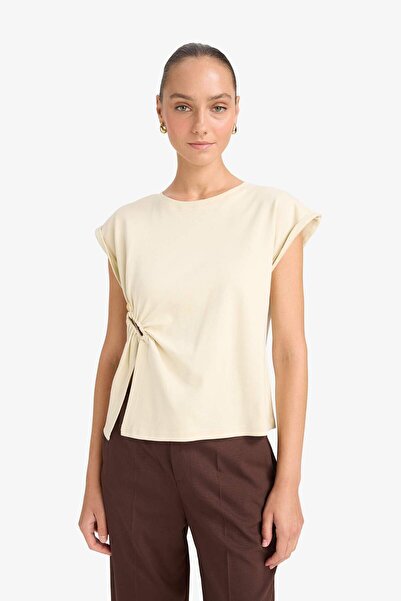 DeFacto Crew Neck Short Sleeve T-Shirt F9873Ax25Au