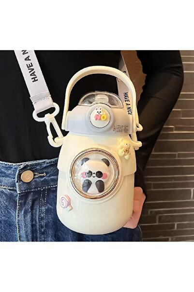 fulina Kawaii Water Bottle Kids Water Bottle Cute Small Water Bottle with Sticker Kawaii Tumbler
