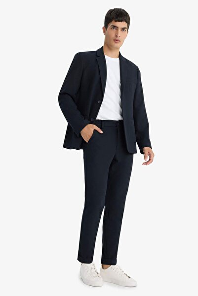 DeFacto Jogger Fit Short Leg Combed Cotton Trousers F0407Ax25Au
