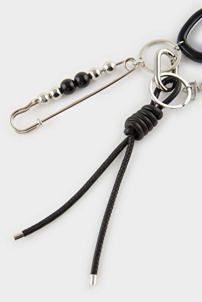DeFacto Women's Black Charm Keychain F6965Axns