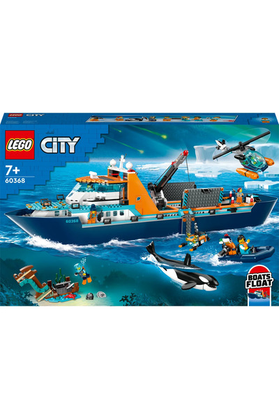 LEGO ® City Kutup Keşif Gemisi 60368 - 7+ Yaratıcı Oyuncak Yapım Seti (815Parça)
