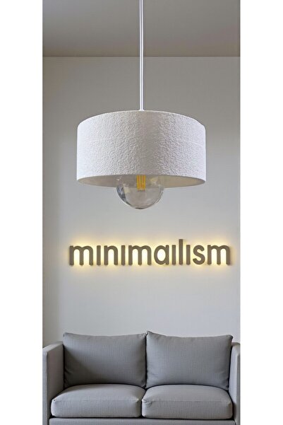 DNRYSL Bohem Dekoratif Beton Sarkıt Avize, PLA Malzeme, Modern ve Minimal Tasarım, Salon ve Mutfak İçin