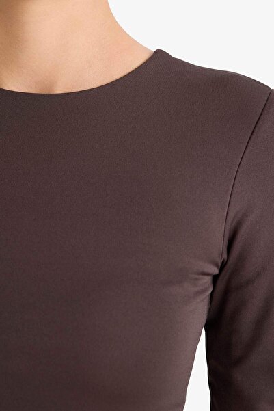 DeFacto Μακρυμάνικο κορμάκι με κουμπωτά κουμπώματα D6915AX25AU