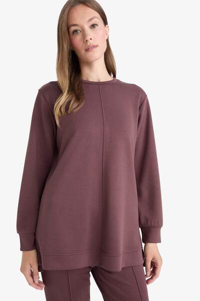 DeFacto Regular Fit Crew Neck Long Sleeve Tunic F5117Ax25Au