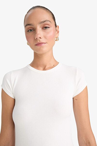 DeFacto Crew Neck Short Sleeve T-Shirt G1072Ax25Sm