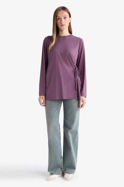 DeFacto Regular Fit Modal Long Sleeve Tunic G0305Ax25Au
