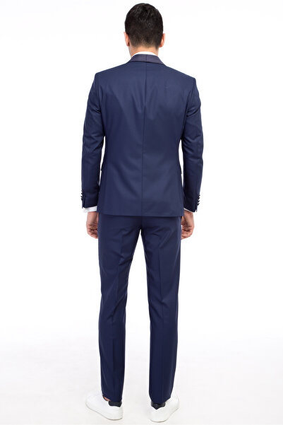 Kiğılı Σμόκιν με λεπτή εφαρμογή και γιακά σάλι και κοστούμι γαμπρού