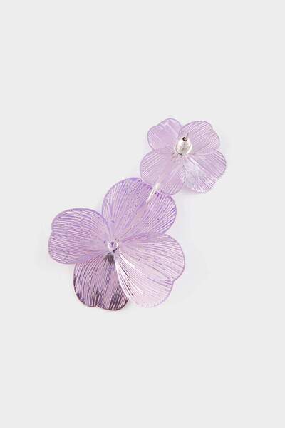 DeFacto Women's Lilac Flower Earrings F9970Axns