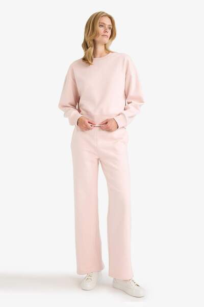 DeFacto Straight Fit Basic Düz Cepli Yüksek Bel Eşofman Altı B8571AX25AU
