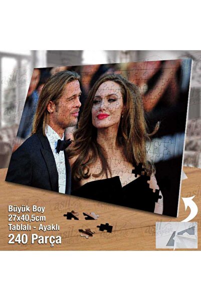 Genel Markalar Asil Hobi Sevgililer Günü Kişiye Özel 240 Parça Puzzle -fotoğraf Baskılı Yapboz - Yıldönümü