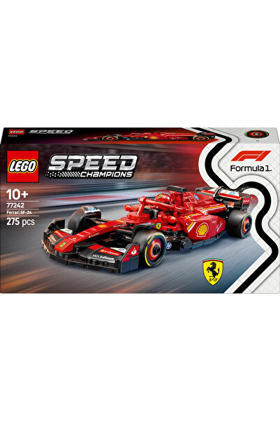 LEGO ® Speed Champions Ferrari SF-24 F1® Yarış Arabası 77242 - 10+ Oyuncak Model Yapım Seti (275Pr)