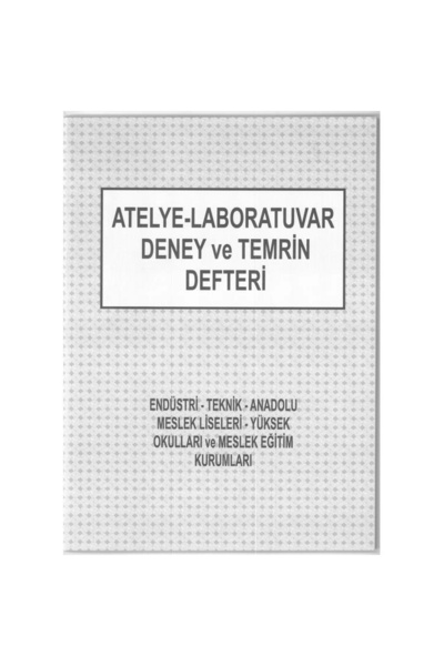 Dilman Atelye Temrin Defteri 40yp. K.kapak
