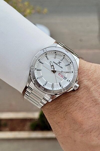 Daniel Klein Silver Renk 24 Ay Garantili 43 Mm Fonksiyonlu Erkek Kol Saati