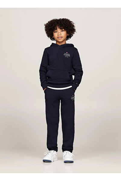 Tommy Hilfiger Elastic Leg Navy Blue Men's Sweatpants Kb0Kb09244Dw5