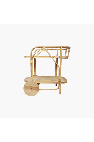 JASMIN CONCEPTS Servis Araba Rattan 77.5X47X76cm