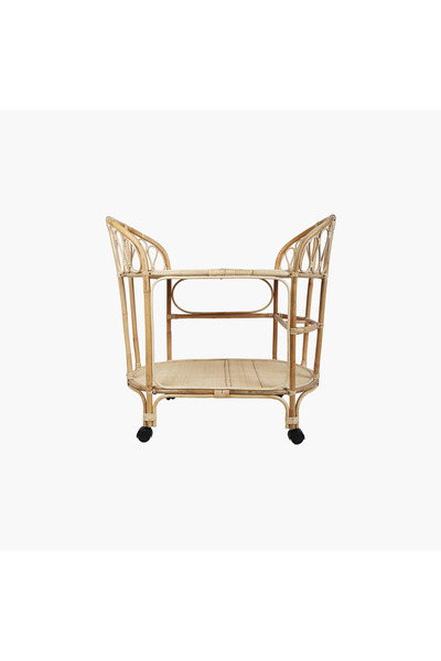 JASMIN CONCEPTS Rattan Servis Araba 91.5X54X86.5cm