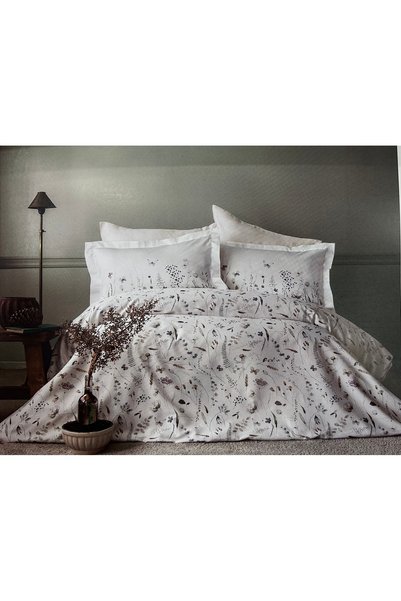 Pupilla Collection Printed Cotton Satin Duvet Cover Set - Kristin