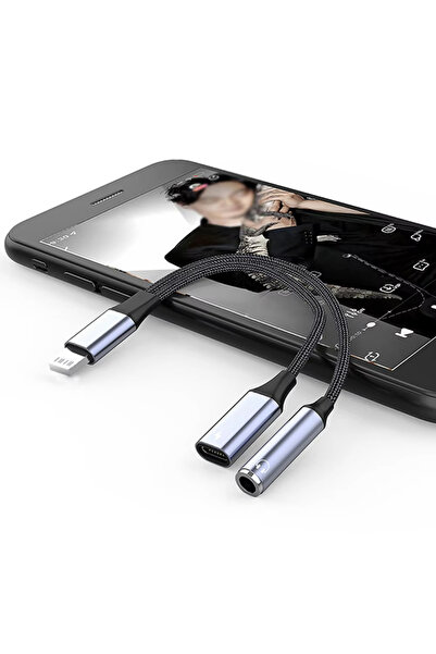 Choice Lightning to 3.5 mm 2-in-1 Lightning to 3.5 mm Headphone and Charger Adapter for iPhone 12 13 14 Pro