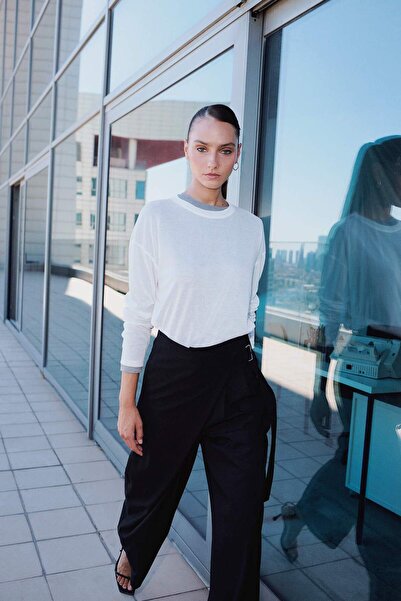 DeFacto Relax Fit Crew Neck Long Sleeve T-Shirt G0291Ax25Au