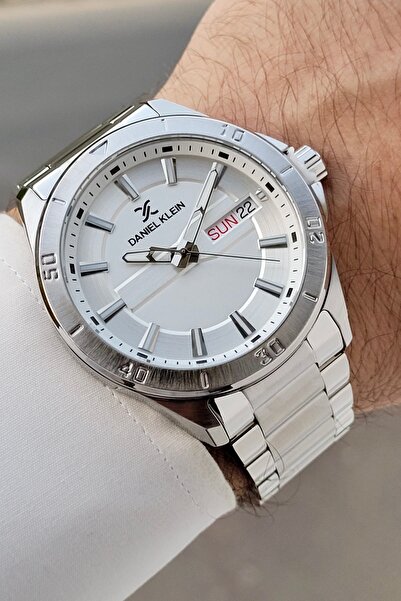 Daniel Klein Gri Renk Ayarlanabilir Kordonlu 43 Mm Fonksiyonel Erkek Kol Saati