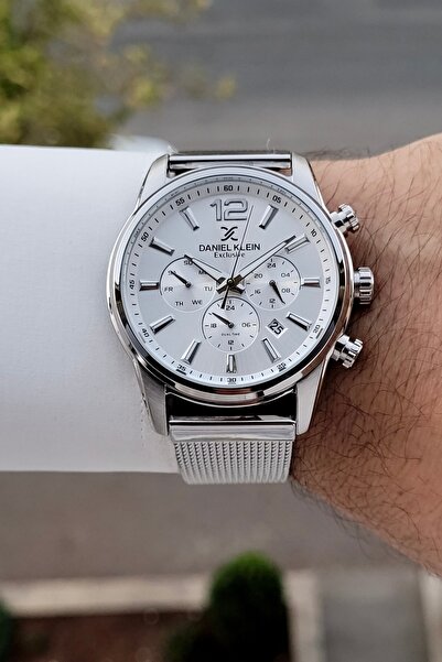 Daniel Klein Metalik Renk 2 Yıl Garantili 43 Mm Göstergeleri Aktif Erkek Kol ...