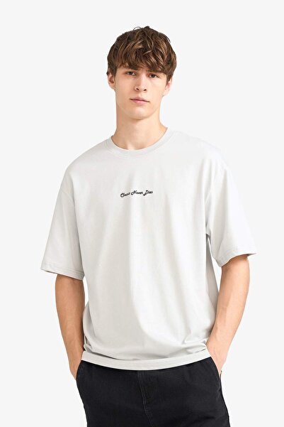 DeFacto Μπλουζάκι με κοντό μανίκι με στάμπα στην πλάτη G0012AX25HS