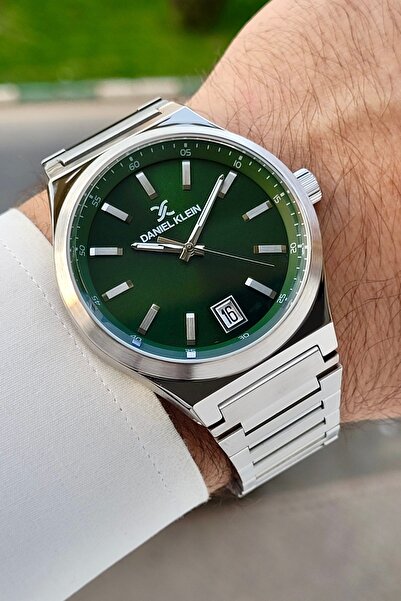 Daniel Klein Kadranı Yeşil Kordonu Gri Renk Ayarlanabilir Kordonlu 42 Mm Fonk...
