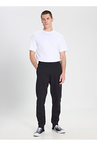 WRANGLER Relaxed Siyah Erkek Eşofman Altı W242735001 Siyah Eşofman Altı