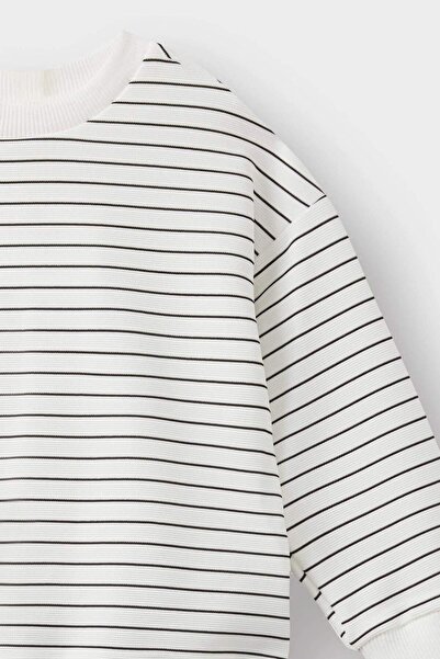 DeFacto Erkek Bebek 2'li Takım Çizgili Uzun Kollu Tişört Pantolon G1964A525AU