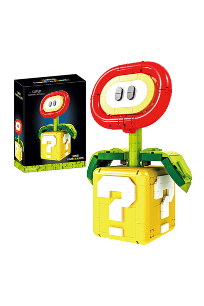 Choice زهور اللهب 2025 مجموعة بناء نجمة قاذفة زهرة اللهب الجديدة من تشومبر، نموذج تجميع الديكور