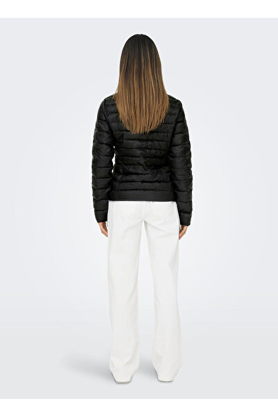 ONLY Palton negru pentru femei ONLTAHOE QUILTED JACKET OTW CC