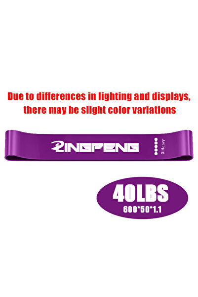 Choice معدات تمارين اللياقة البدنية المحمولة باللون الأرجواني الداكن، أشرطة م...