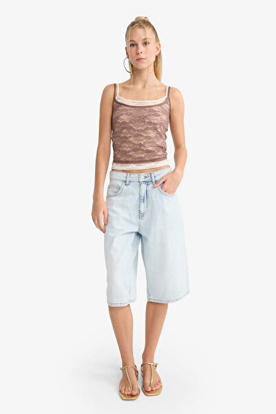 DeFacto Coool Fitted Lace Undershirt F7825Ax25Au