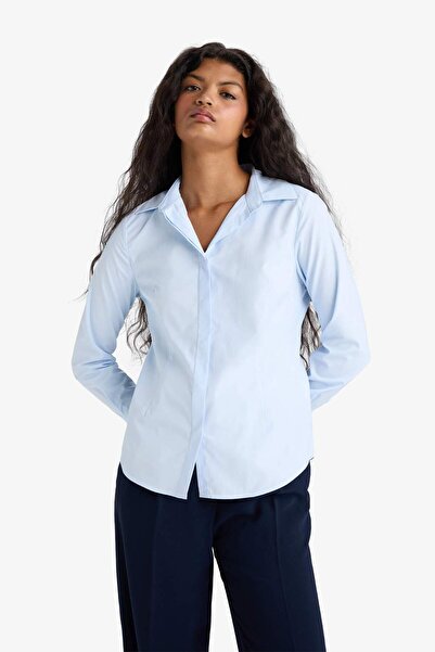 DeFacto Fitted Bengalin Uzun Kollu Gömlek Y4651AZ25WN